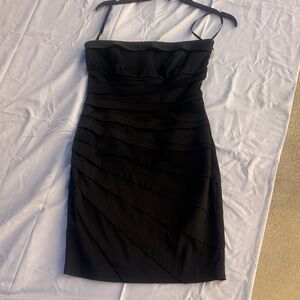 Calvin Klein Black Strapless Dress